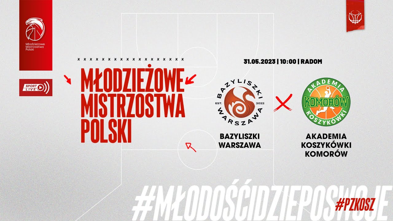 Bazyliszki Warszawa - Akademia Koszykówki Komorów (Finał MMP U13 Mężczyzn)