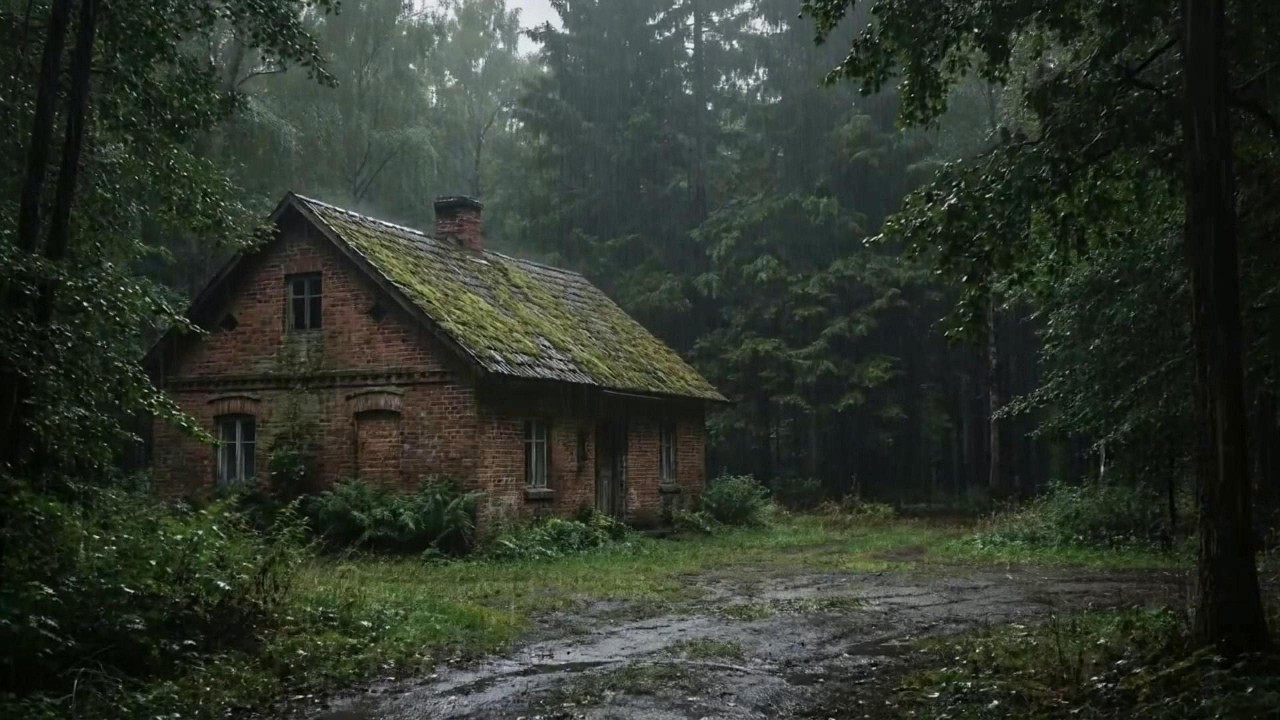 Peaceful Rain in the Forest for Rest and Relaxation