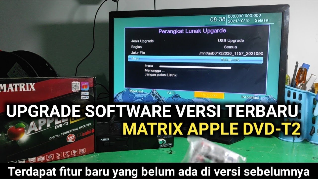 Cara mudah Upgrade Software (SW) MATRIX APPLE HD DVB-T2