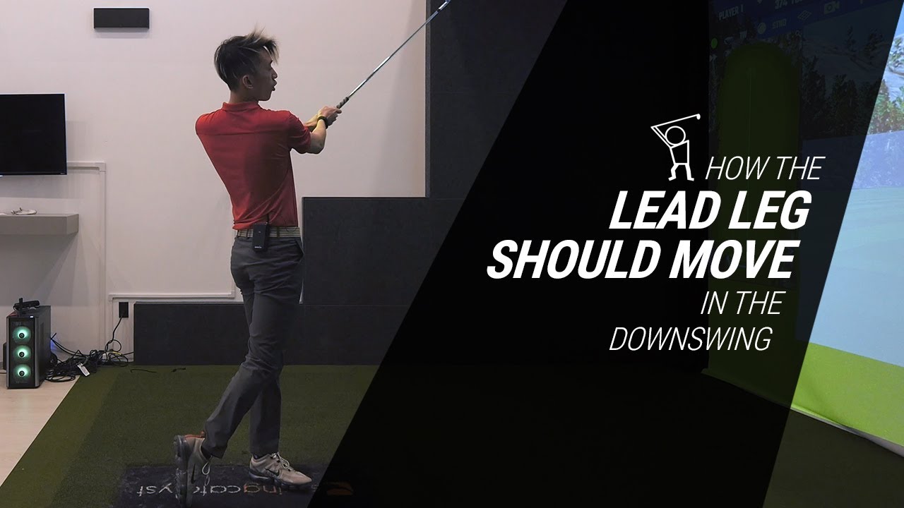 How the Lead Leg Works in the Downswing - Push Up, Don't Just Straighten