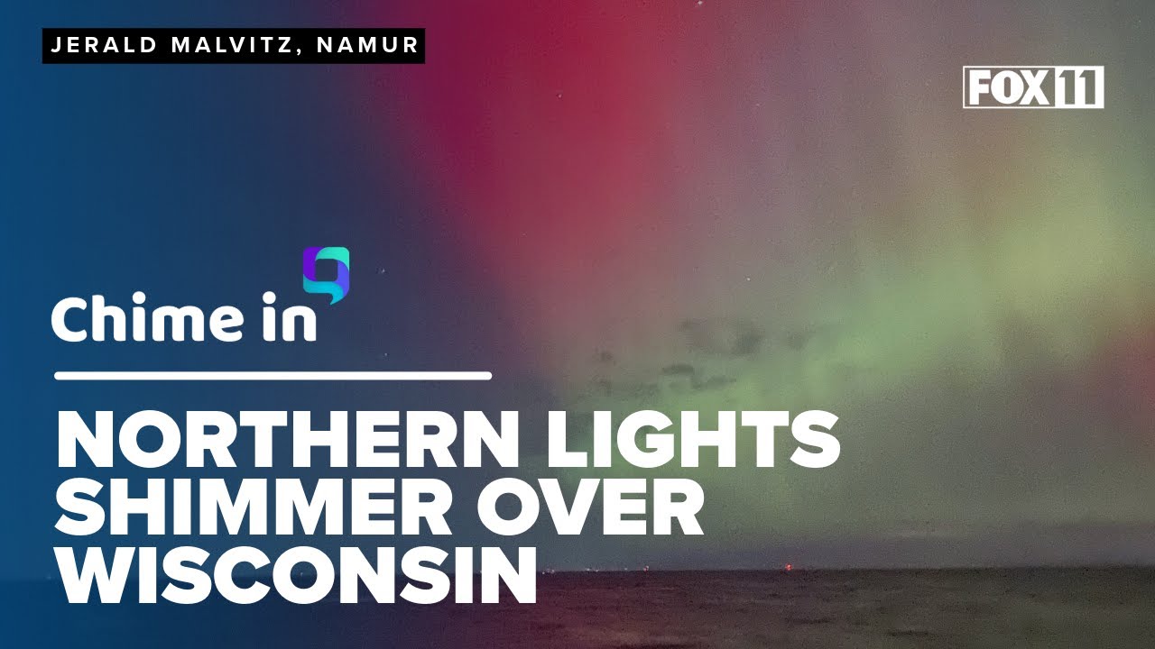 Viewer photos of aurora borealis in Northeast Wisconsin; northern lights
