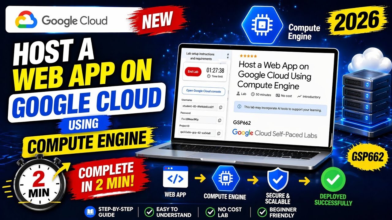 Host a Web App on Google Cloud Using Compute Engine | GSP662