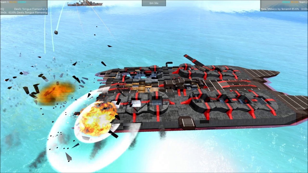From The Depths Tournament Battleship Brawl S3 Grand Finals 10 Devil's Tongue vs New Mexico