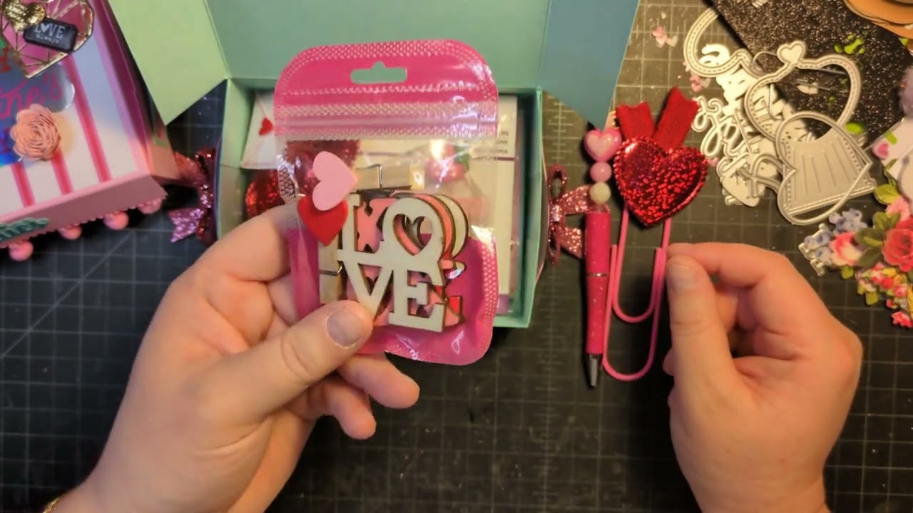 outgoing bento box Galentine swap
