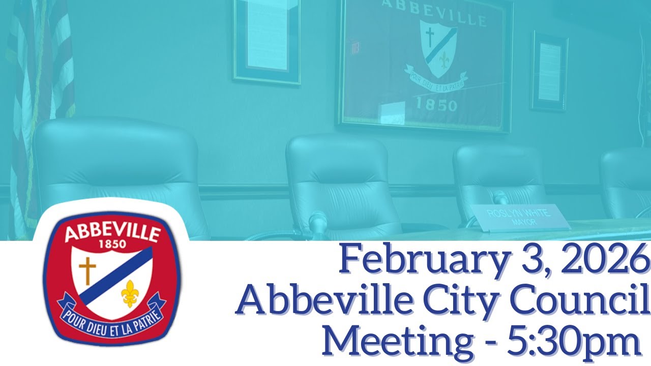 February 3,  2026 Abbeville City Council  Meeting