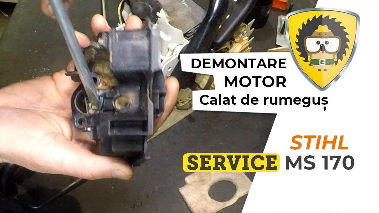 ATENȚIE! Motor motofierăstrău STIHL, calat datorită rumegușului [SERVICE]