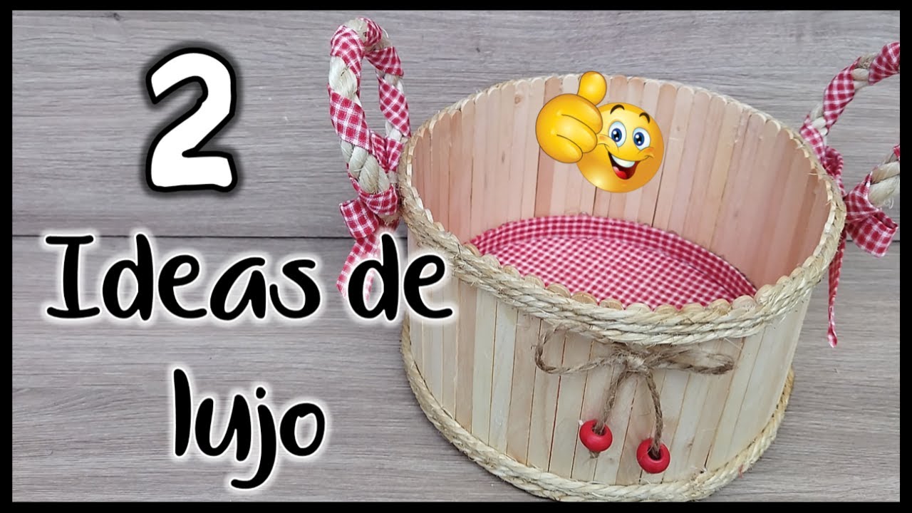 2 IDEAS DE LUJO PARA REGALAR O VENDER - manualidades con reciclaje - Crafts to sell or give away
