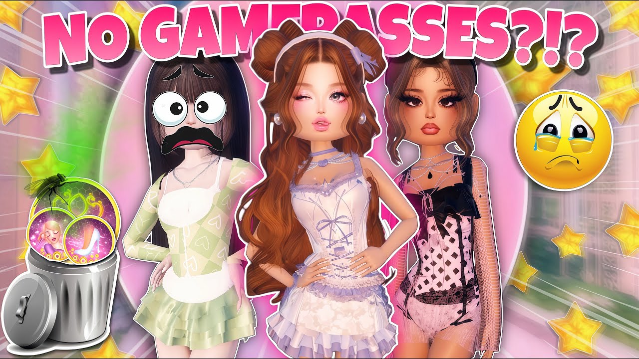 CANT Use Any *GAMEPASSES* In Dress To Impress *MASTER* Servers!! (Roblox)