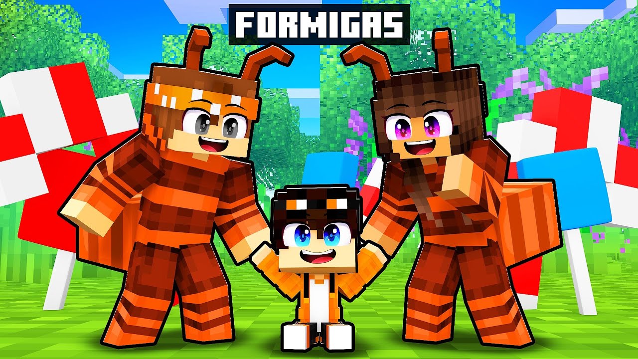 STHAN foi ADOTADO por FORMIGAS no Minecraft!