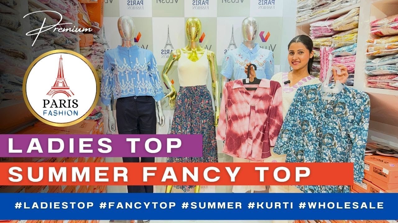 Ladies top Manufacturer Tops, Kurti, t-shirts wholesale market in Delh #parisfashiondelhi #wholesale