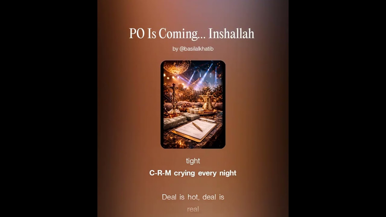 PO Is Coming… Inshallah 
