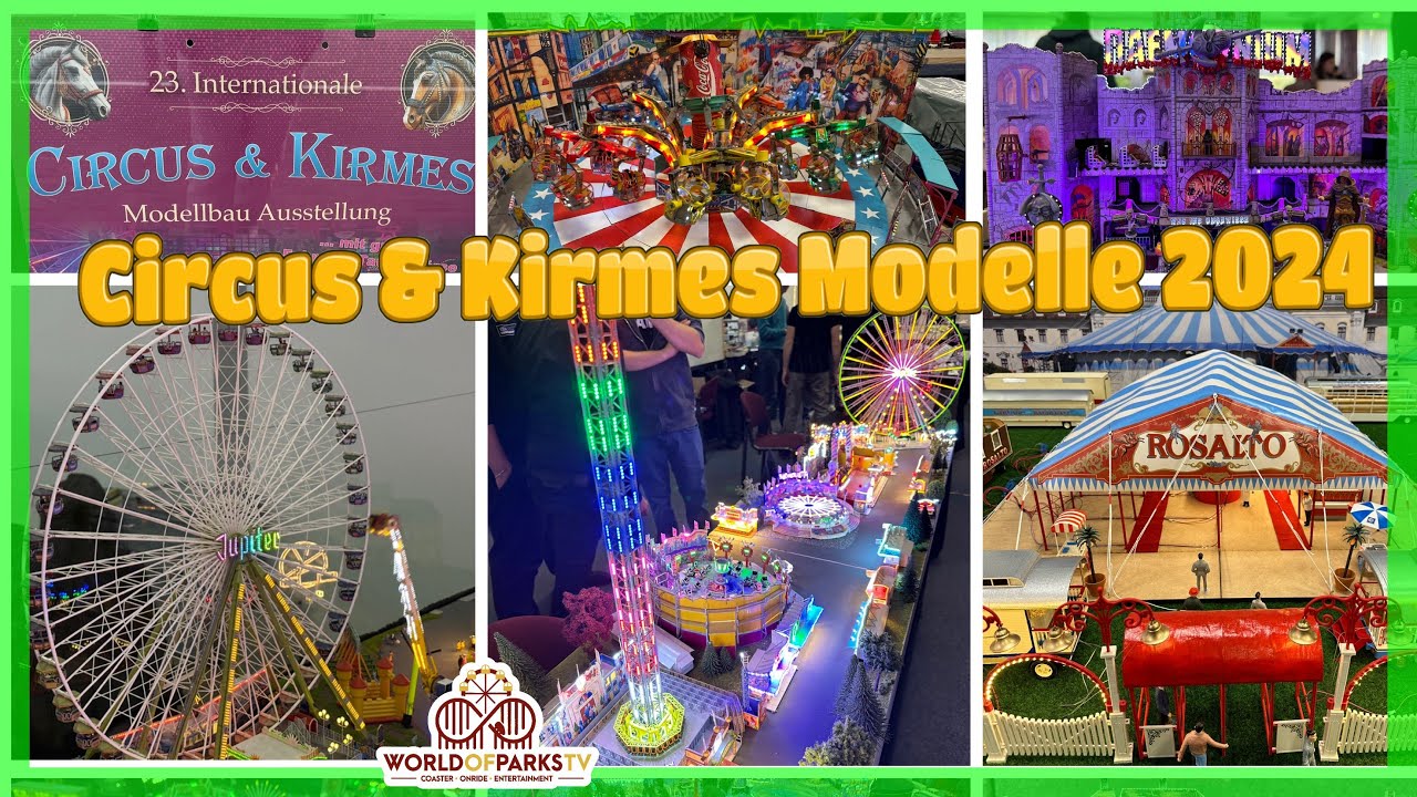 23. Circus & Kirmes Modellbau Ausstellung 2024 (Oer- Erkenschwick) Fahrgeschäfte – Achterbahnen & Co