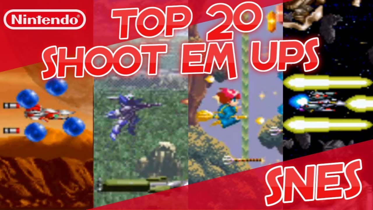 TOP / BEST 20 SUPER NINTENDO / SNES  SHOOT EM UP GAMES