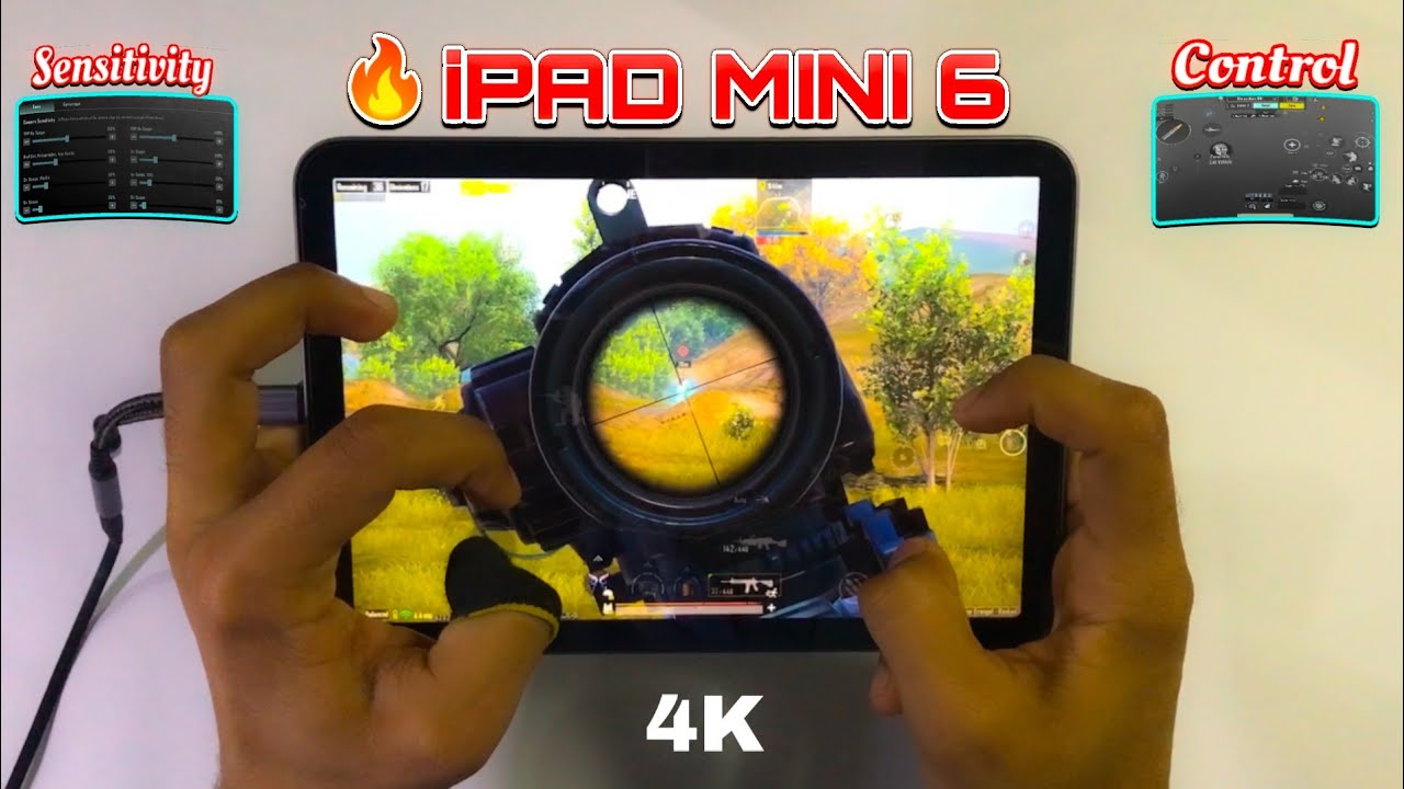 iPAD MINI 6 PUBG HANDCAM🔥Sensi - Control Code❤️ Erangle Best Gameplay - iOS 26.1 - 5 Finger Claw