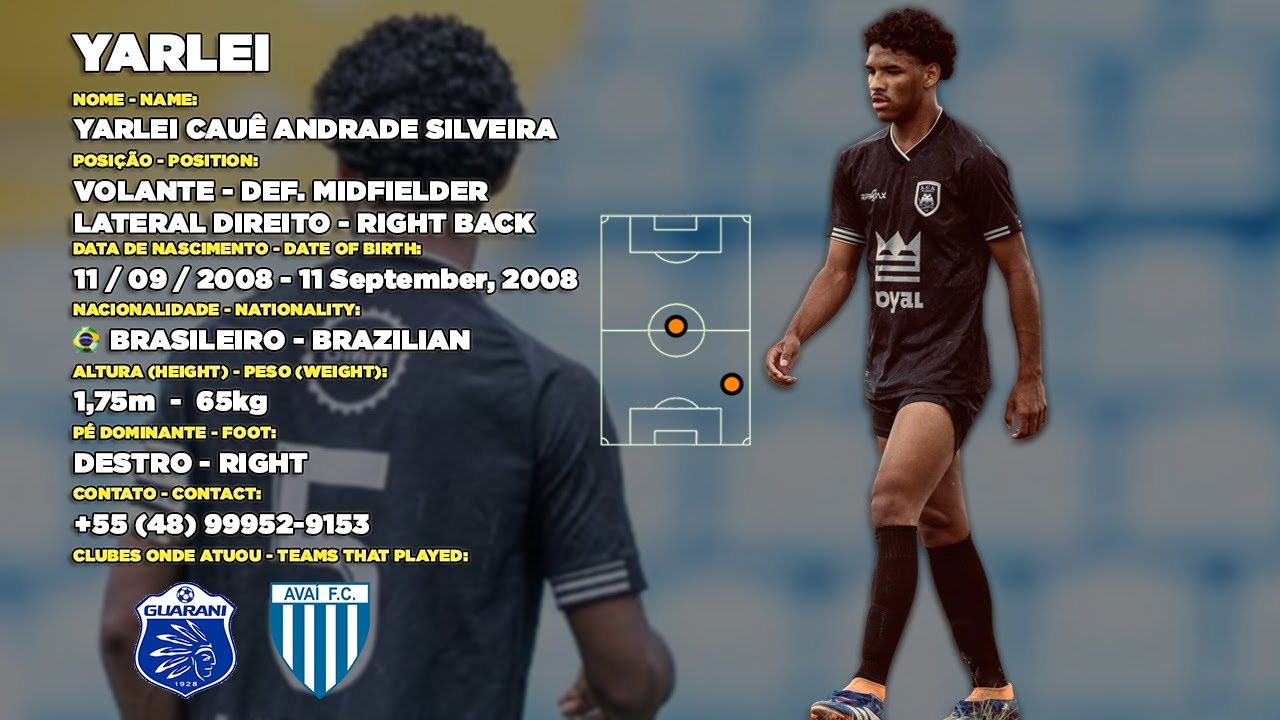 Yarlei - Volante & Lateral Direito • 2025