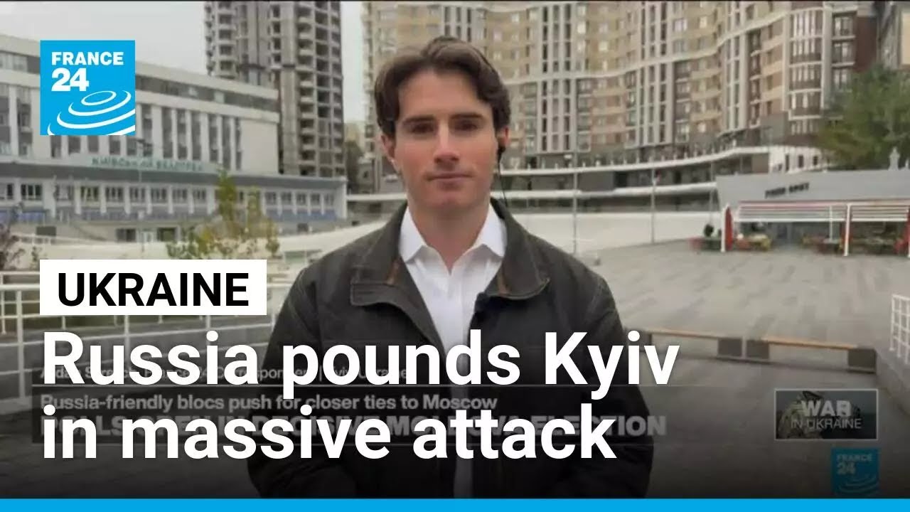Ukraine: Kyiv hit by massive Russian drone and missile attack • FRANCE 24 English