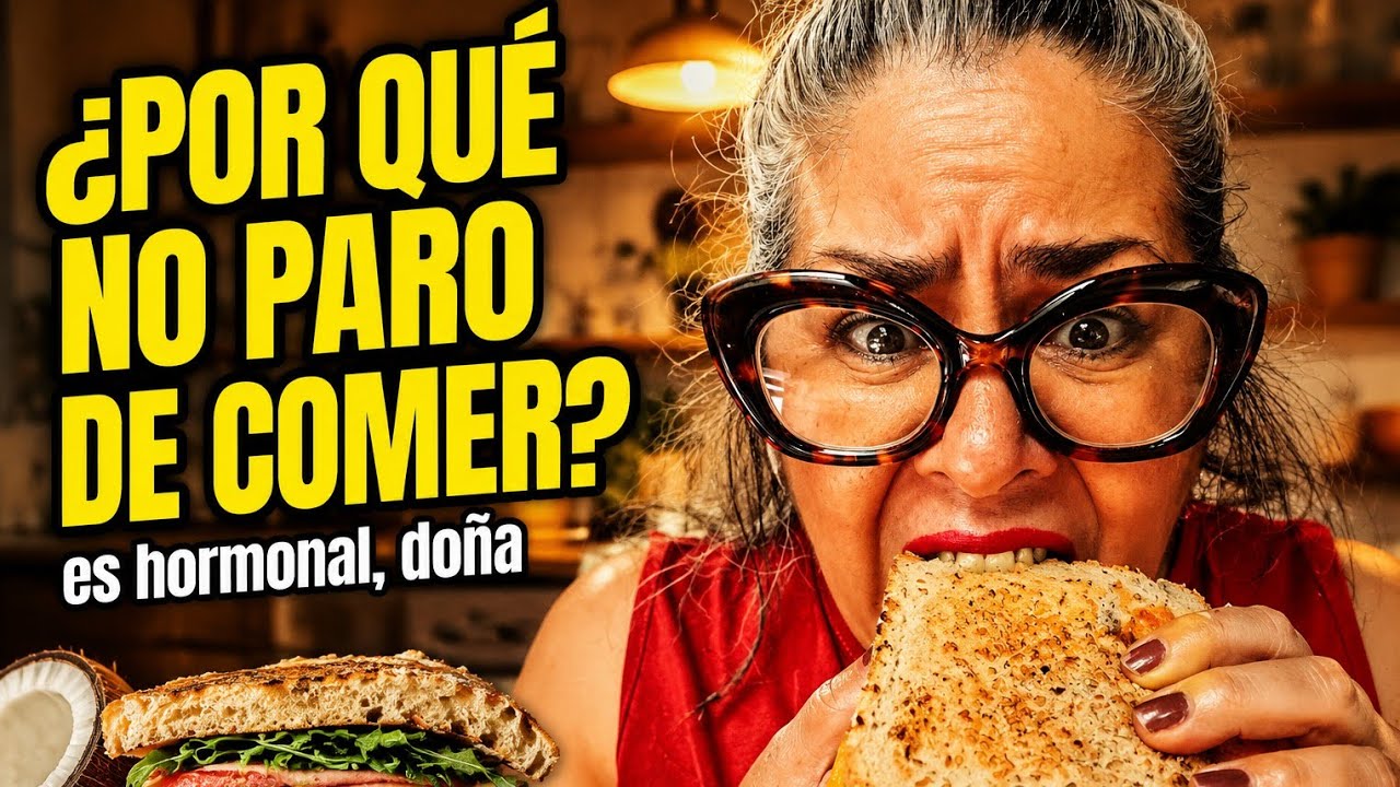 🤯 ESTRÉS Y PERIMENOPAUSIA- ¿Por qué SIEMPRE tienes HAMBRE😔 y estás CANSADA 🥱?