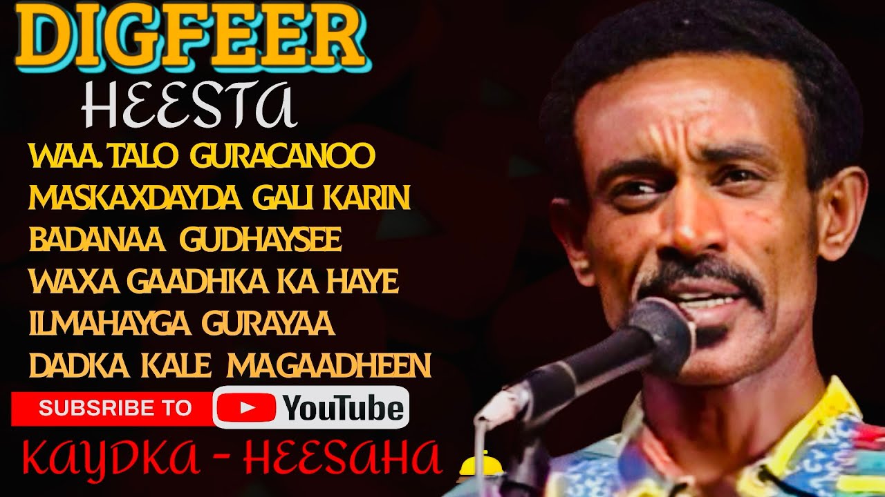 DIGFEER | MA MARKAAD GAAJOOTAAD GARABBA MAALIN DUBATAA |  DIGFEER TAARIIKHDA GUUNKA | 2024 LYRICS
