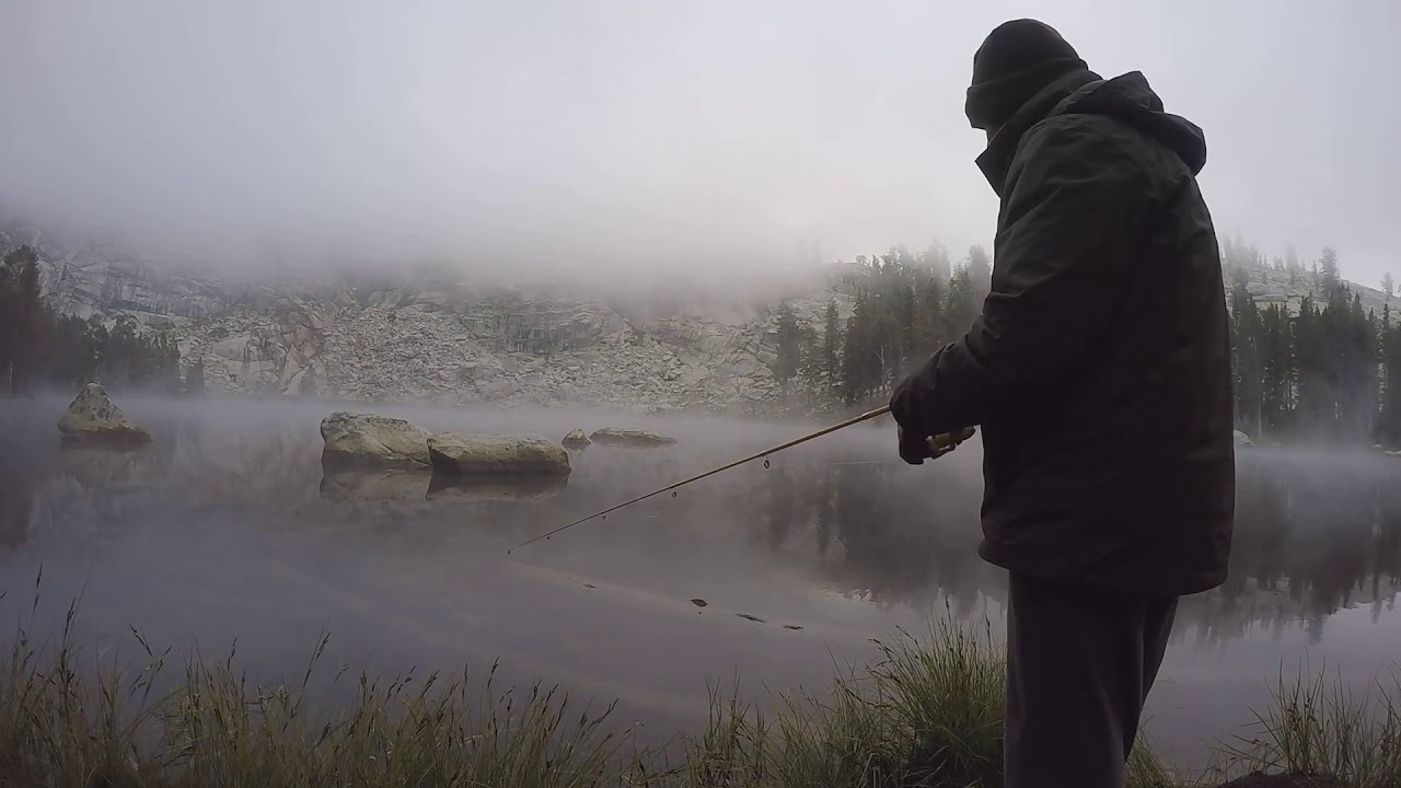 Trout fishing at Big Twin Lake