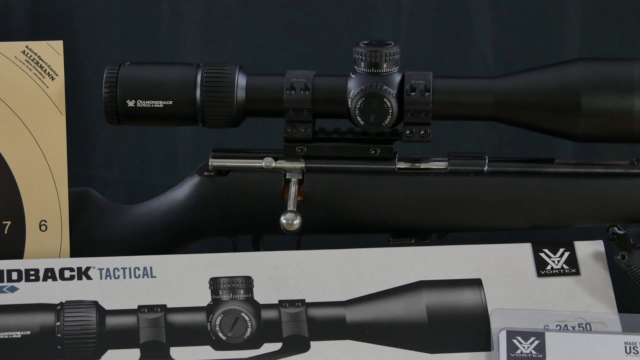 Review Vortex Diamondback Tactical | 6-24x50 EBR-2C FFP MRAD