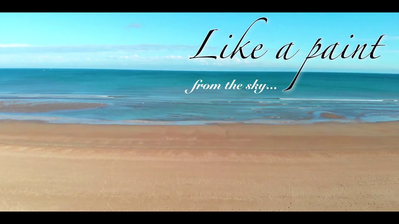 Like a painting from the sky - Cabourg, France - Drone footage with DJI Mavic Air - Shot in 2.7k