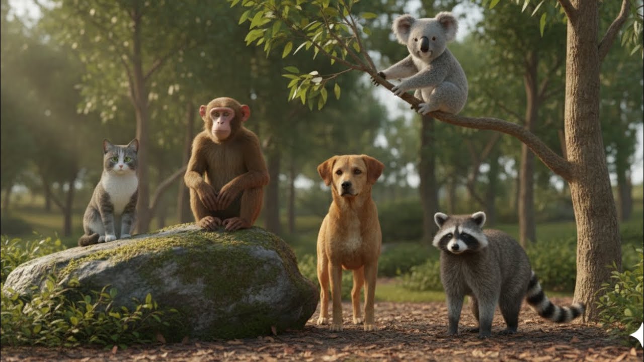 Kompilasi Hewan Lucu | Monyet, Anjing, Kucing, Koala & Rakun