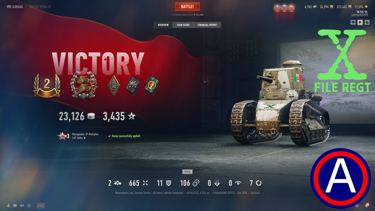 Learning to Play World of Tanks PC.  Fiat 3000 - 2nd Class Mastery - Mannerheim Line