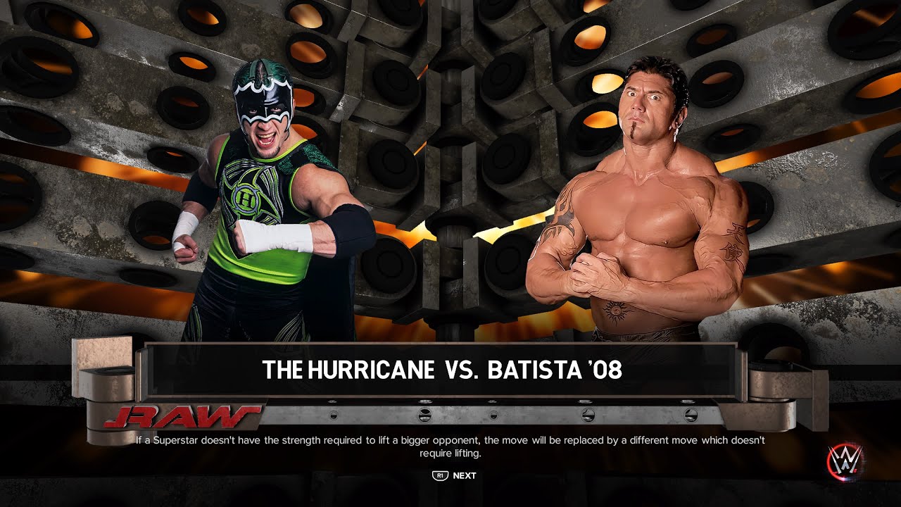 [WWE 2K23] The Hurricane vs. Batista '03