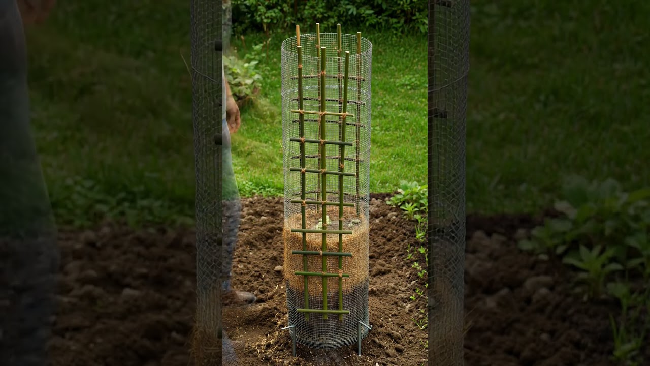 cucumber waterfall soil tower 🥒🎋 #shorts #timelapse #gardening