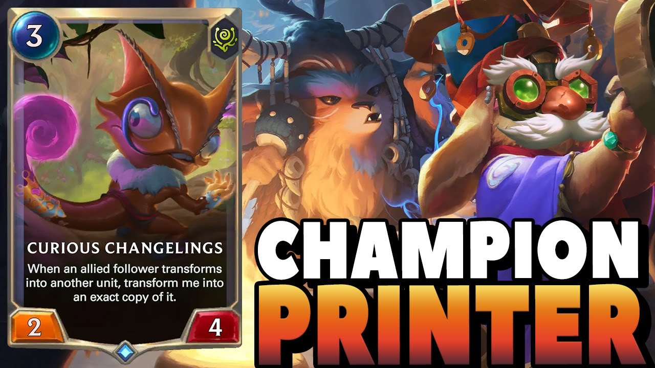 Wait, we can transform any follower into the Champion ? Legends of Runeterra