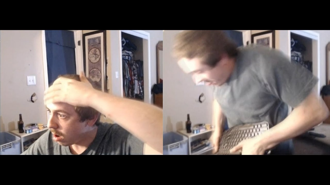 BossmanJack Rages And Destroys His Keyboard