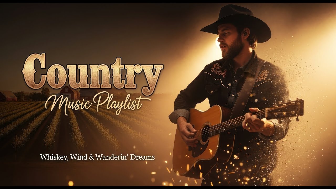 Country Songs 2025 Hits – Western Night Cozy Fireplace Songs