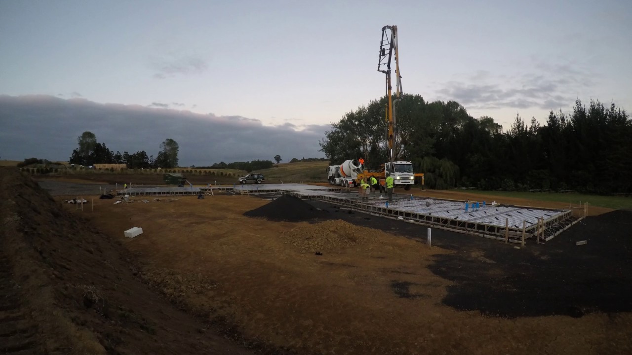 Concrete Pour Timelapse