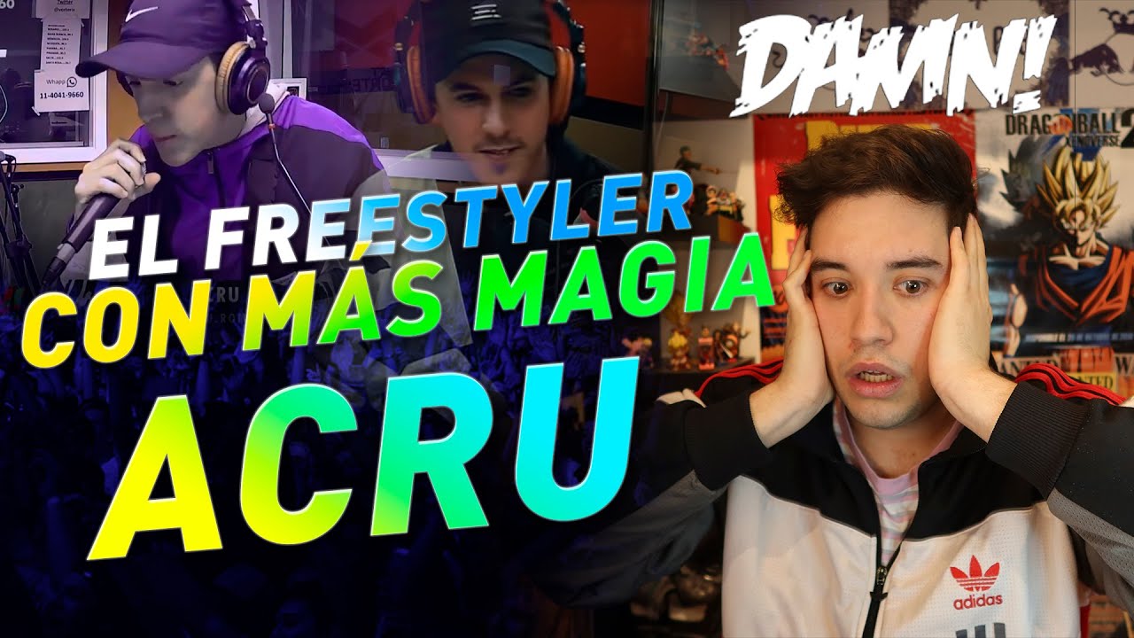 ACRU ES DIOS HACIENDO FREESTYLE (ÉPICO FREE DE ACRU EN DAMN) con Gaya 013