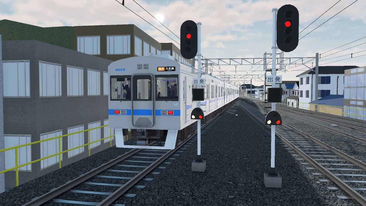 【TRAIN CREW】車掌業務 3744B 館浜発大手橋行き上り急行 4000形6両