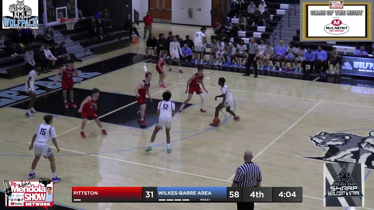 Pittston Area vs Wilkes-Barre Area Boys Basketball
