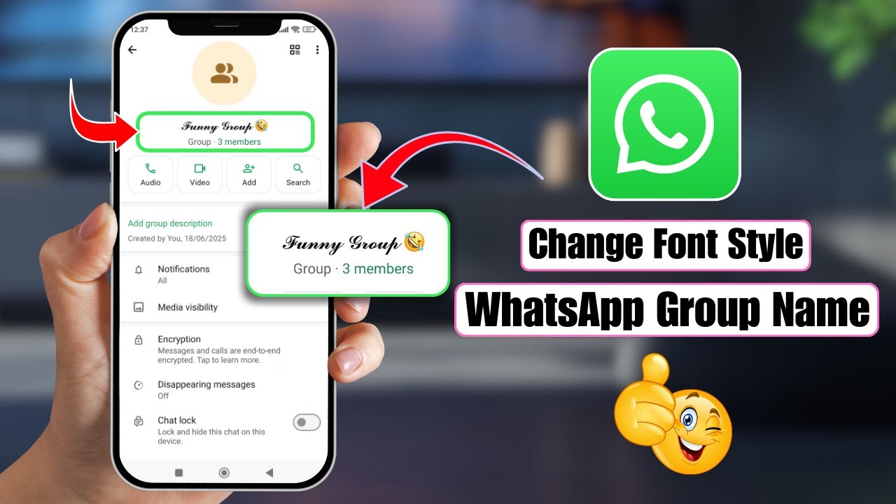Как изменить стиль шрифта в названии группы WhatsApp | Стильные шрифты для названий групп WhatsAp...