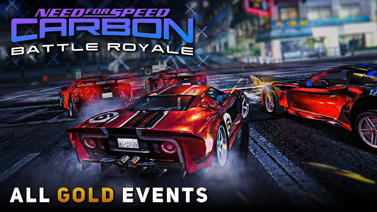 NFS Carbon | Battle Royale MOD - All Gold Challenge Series [HARD]