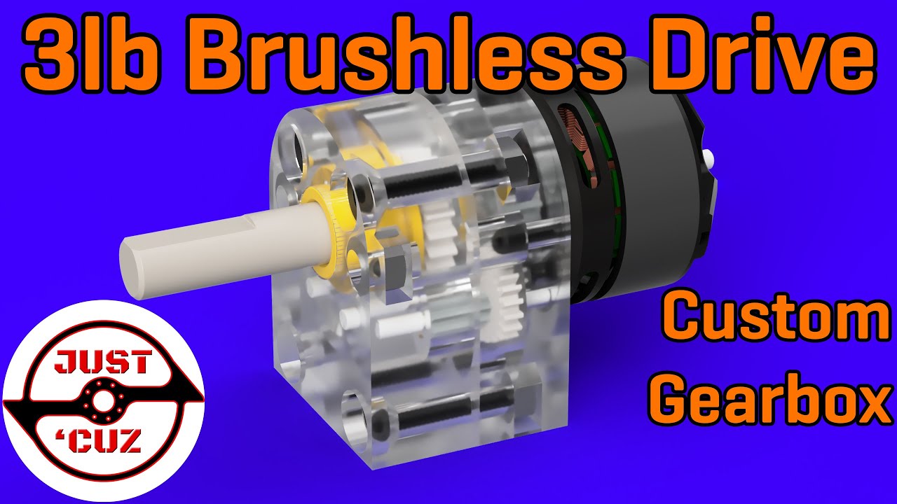 Brushless Custom Gearbox Design: Part 1 [Beetleweight (3lb) Combat Robot]