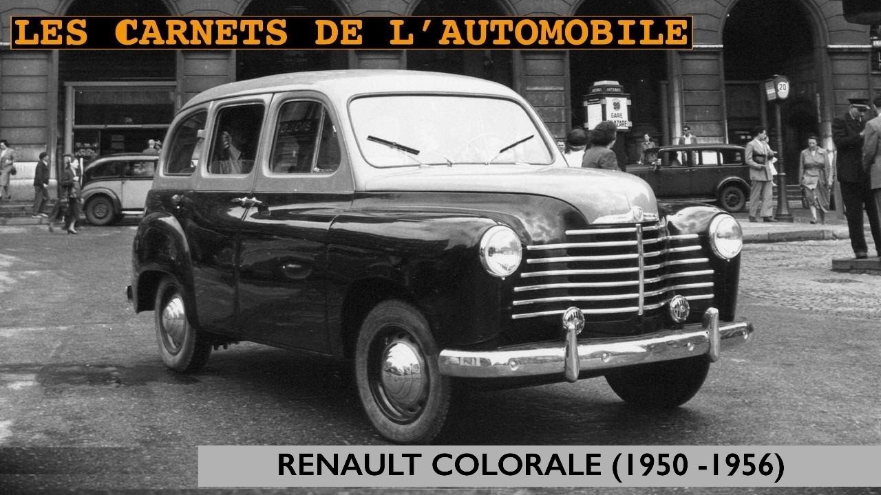Renault Colorale (1950-1956) :  Il ne lui manquait qu’un moteur