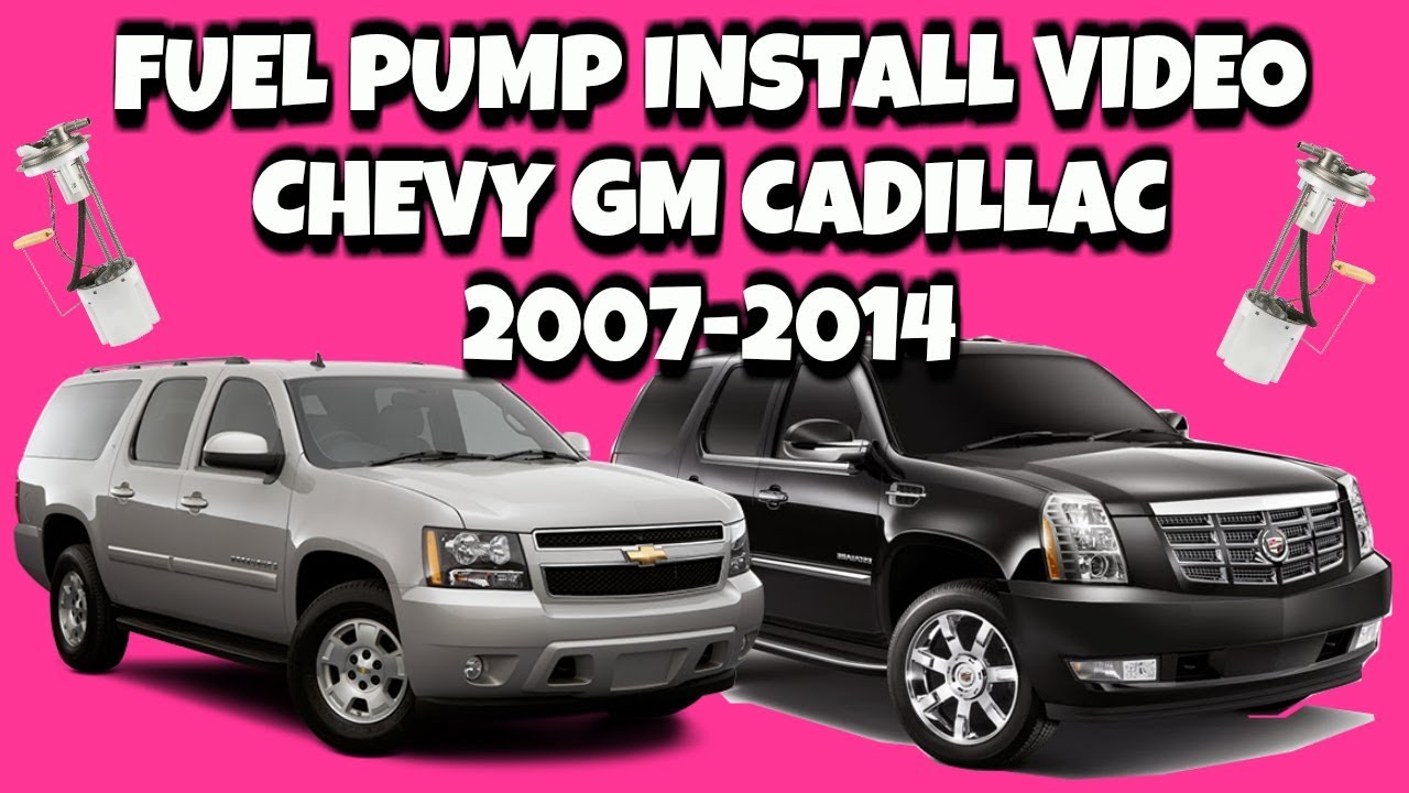 HOW TO REPLACE FUEL PUMP ASSEMBLY GM CADILLAC CHEVY 2007-2014
