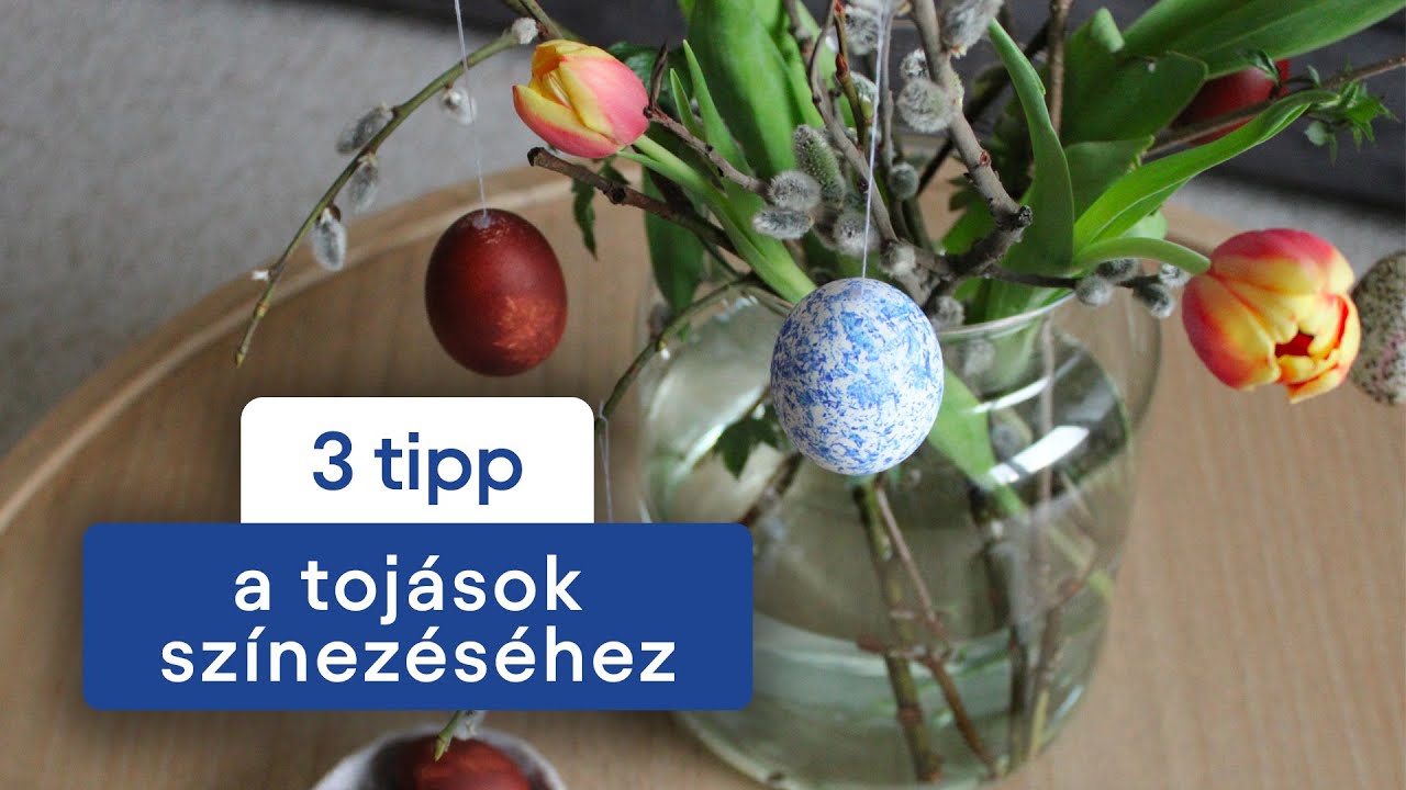 3 kreatív húsvéti TOJÁSFESTÉS ötlet | Biano