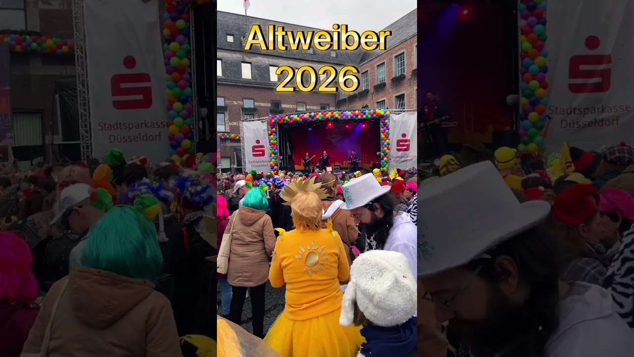 Altweiber Karneval 2026 aktuell in D&uuml;sseldorf - Gut durch den KarnevalDas solltest du wissen!