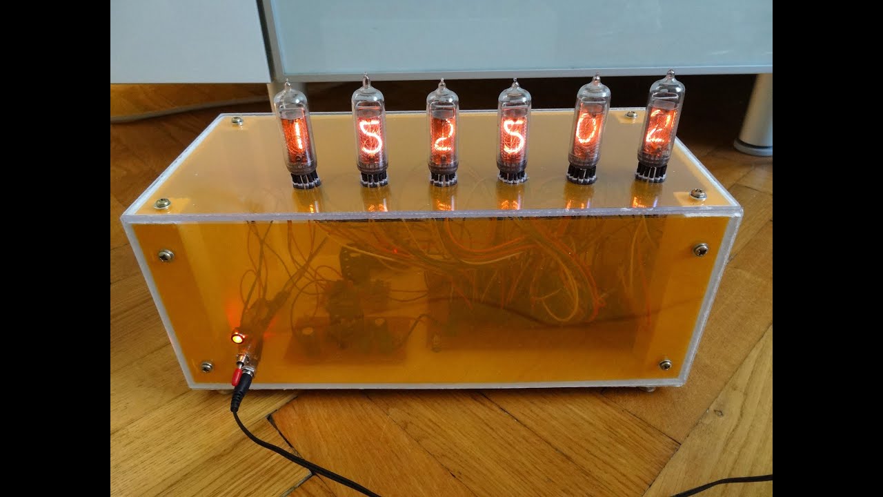 Selbstbau Nixie Uhr mit IN-14 und Arduino - DIY nixie clock