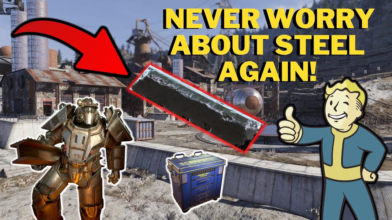 NEVER Worry About Steel Again After Watching THIS! Fallout 76 Steel Farm