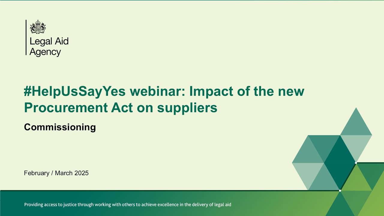 The Procurement Act 2023 webinar