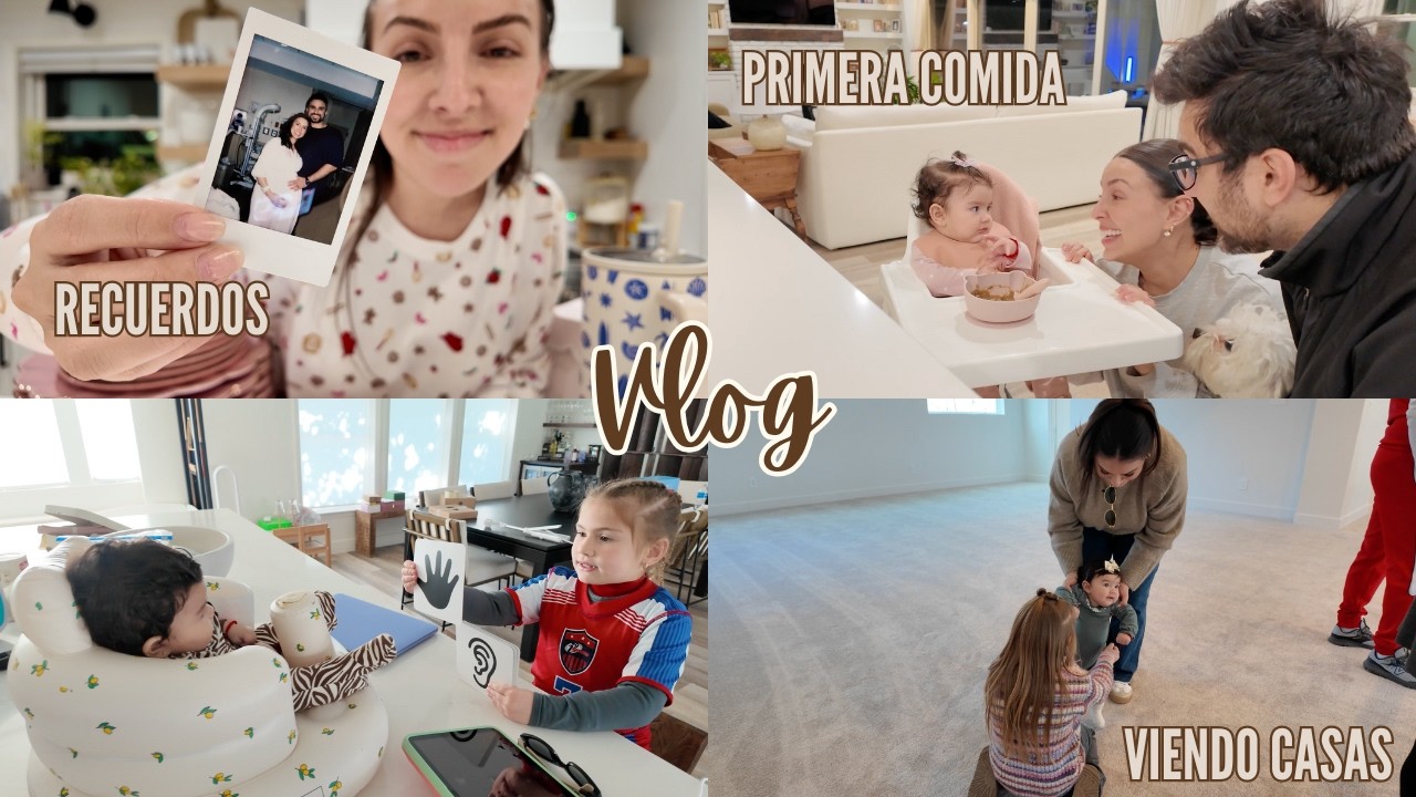 VIENDO CASAS | DIA EN FAMILIA | LA PRIMERA PAPILLA DE MIA | VLOG | Carol del Toro