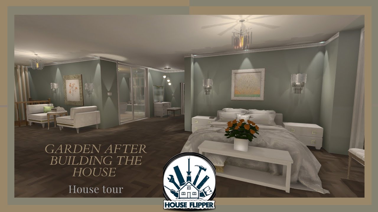 HOUSE FLIPPER|Modern flip| Garden after building the house (House Tour)