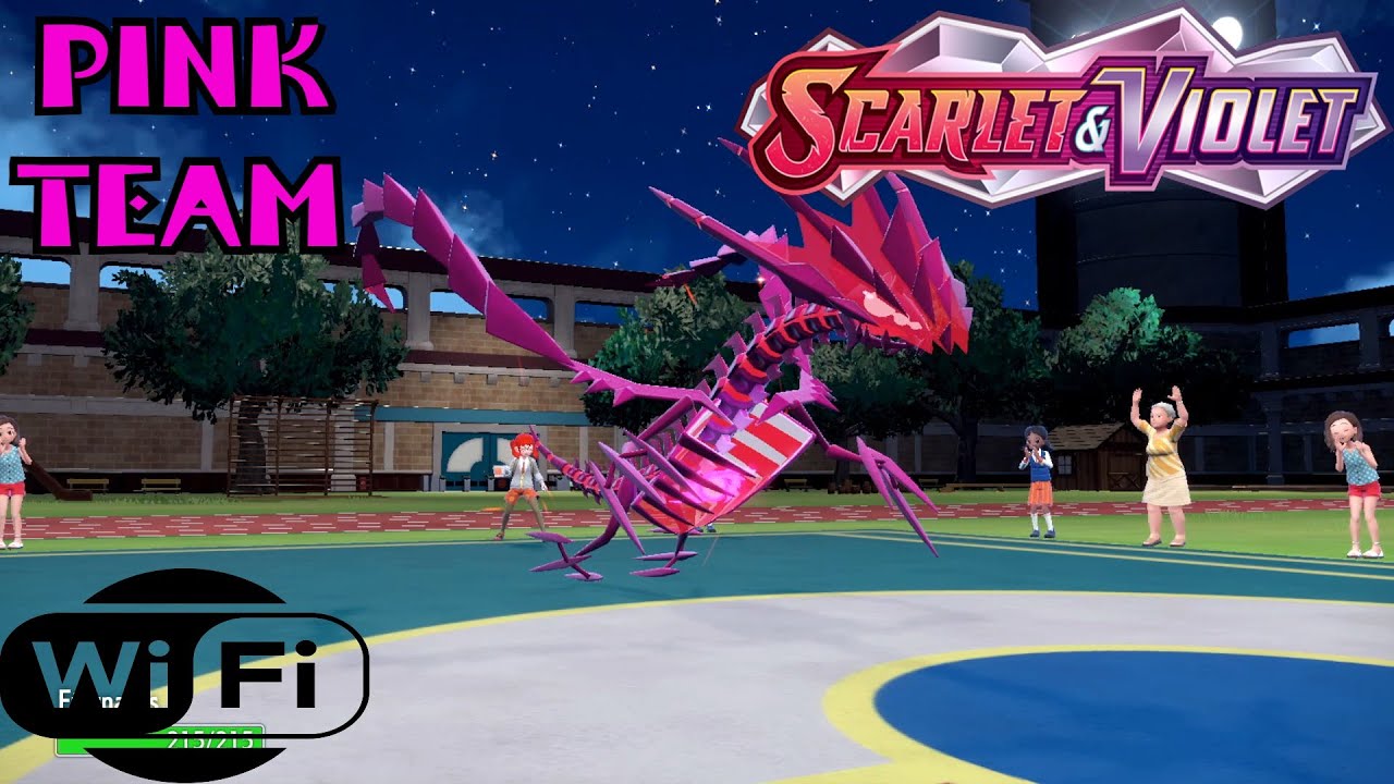 FULL PINK POKEMON TEAM! Pokémon Scarlet/Violet Wi-Fi Battle