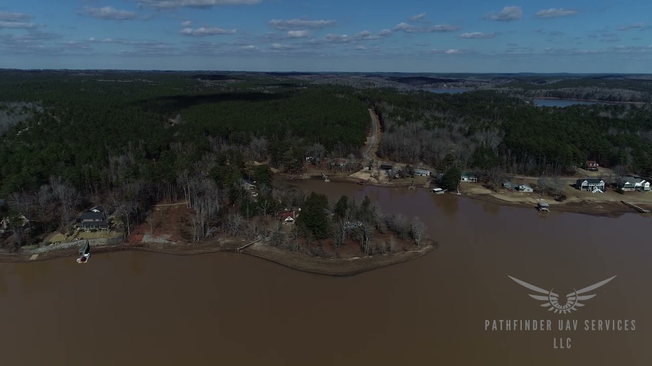 Lake Wateree SC Wateree Creek Drone Video